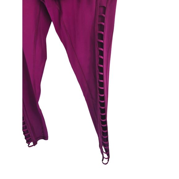 Victoria Secret Sport Knockout Slatted Side Pink Athletic Athleisure Legging XL - Picture 6 of 9
